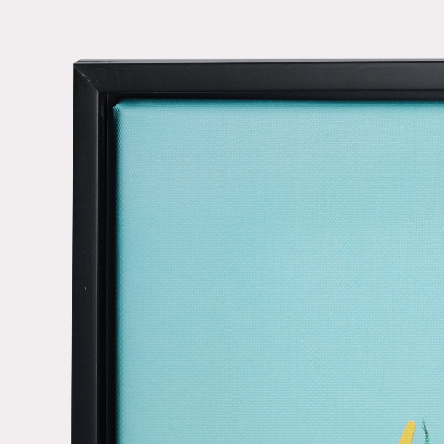 'SUNFLOWERS" - Canvas in zwarte baklijst